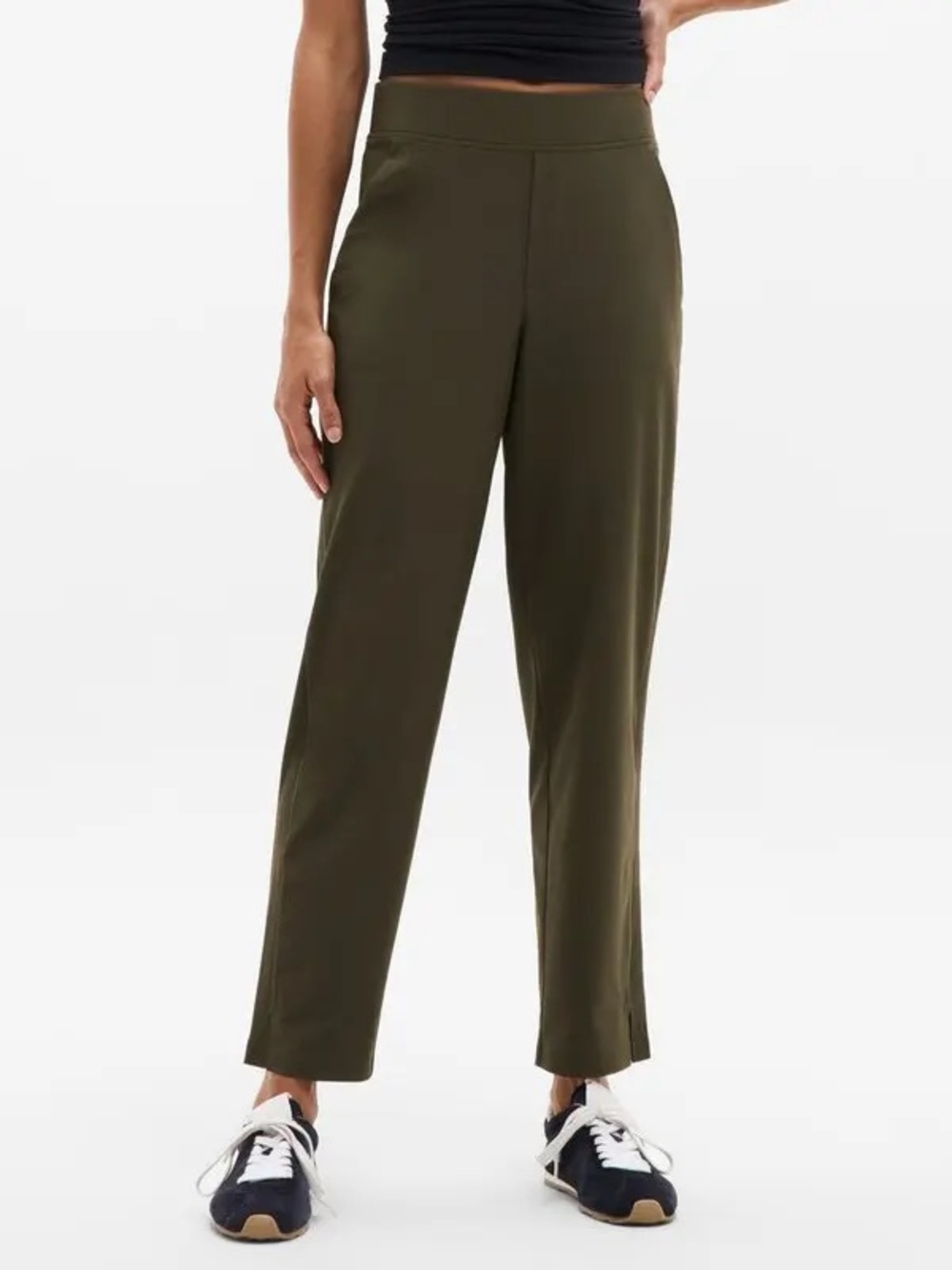 Women’s Athleta Brooklyn Mid Rise Ankle Pant(Forest)- Size 6 Petite